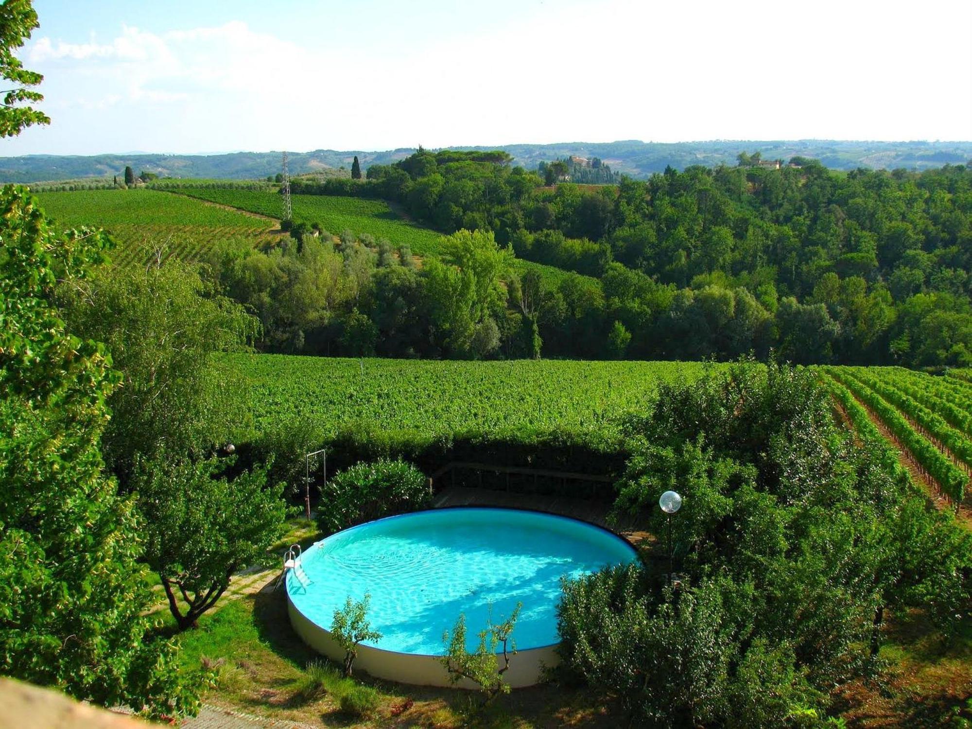 Lovely Holiday Home In Montefiridolfi With Hill View エクステリア 写真